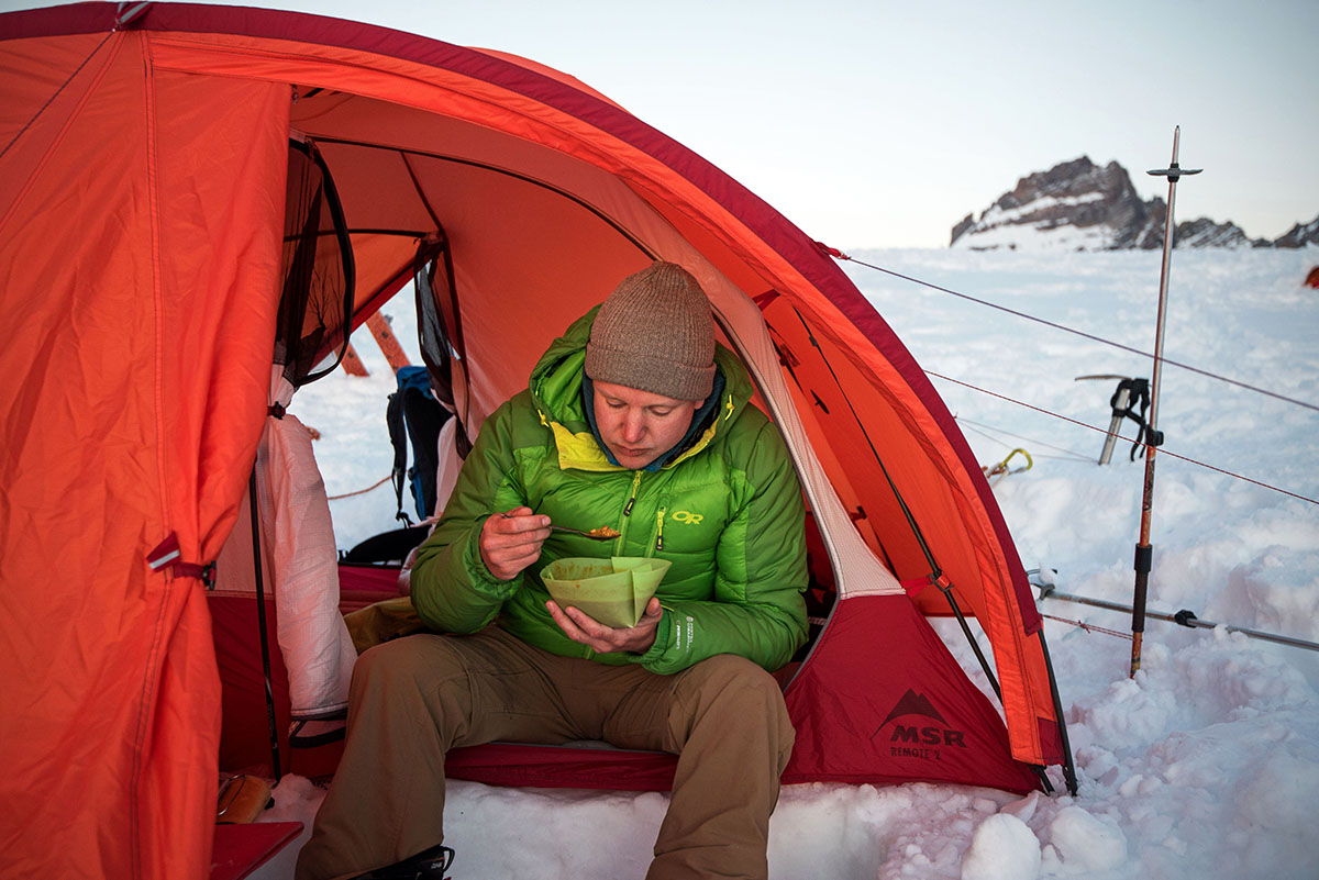 Warmest tent outlet for winter camping